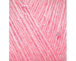 Пряжа для вязания Ализе Angora Gold Pullu (68%акрил, 4%пайетки, 9%мохер, 9%шерсть, 10%п/э) 10х50гр/215м цв.039 розовый леденец