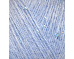 Пряжа для вязания Ализе Angora Gold Pullu (68%акрил, 4%пайетки, 9%мохер, 9%шерсть, 10%п/э) 10х50гр/215м цв.040 голубой