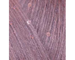 Пряжа для вязания Ализе Angora Gold Pullu (68%акрил, 4%пайетки, 9%мохер, 9%шерсть, 10%п/э) 10х50гр/215м цв.312 темно-лиловый