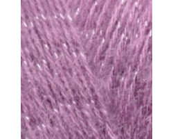 Пряжа для вязания Ализе Angora Gold Simli (5% металлик, 10% мохер, 10% шерсть, 75% акрил) 5х100гр/500м цв.028 роза