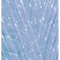Пряжа для вязания Ализе Angora Gold Simli (5% металлик, 10% мохер, 10% шерсть, 75% акрил) 5х100гр/500м цв.040 голубой