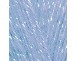 Пряжа для вязания Ализе Angora Gold Simli (5% металлик, 10% мохер, 10% шерсть, 75% акрил) 5х100гр/500м цв.040 голубой