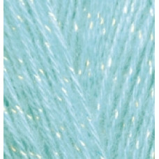 Пряжа для вязания Ализе Angora Gold Simli (5% металлик, 10% мохер, 10% шерсть, 75% акрил) 5х100гр/500м цв.114 мята