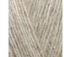 Пряжа для вязания Ализе Angora Gold Simli (5% металлик, 10% мохер, 10% шерсть, 75% акрил) 5х100гр/500м цв.152 бежевый меланж