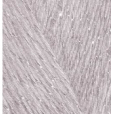 Пряжа для вязания Ализе Angora Gold Simli (5% металлик, 10% мохер, 10% шерсть, 75% акрил) 5х100гр/500м цв.163 серая роза