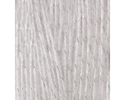 Пряжа для вязания Ализе Angora Gold Simli (5% металлик, 10% мохер, 10% шерсть, 75% акрил) 5х100гр/500м цв.168 белая зима