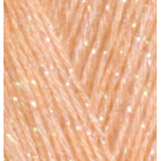 Пряжа для вязания Ализе Angora Gold Simli (5% металлик, 10% мохер, 10% шерсть, 75% акрил) 5х100гр/500м цв.282 персик