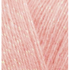 Пряжа для вязания Ализе Angora Gold Simli (5% металлик, 10% мохер, 10% шерсть, 75% акрил) 5х100гр/500м цв.363 св.розовый