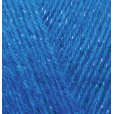 Пряжа для вязания Ализе Angora Gold Simli (5% металлик, 10% мохер, 10% шерсть, 75% акрил) 5х100гр/500м цв.636 василек