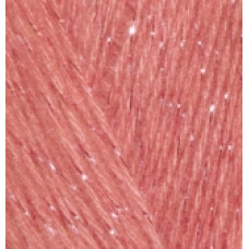 Пряжа для вязания Ализе Angora Gold Simli (5% металлик, 10% мохер, 10% шерсть, 75% акрил) 5х100гр/500м цв.656 св.коралл