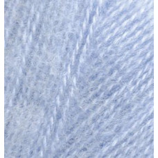 Пряжа для вязания Ализе Angora Real 40 (40% шерсть, 60%акрил) 5х100гр/480м цв.040 голубой