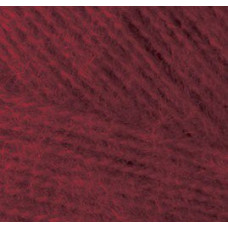 Пряжа для вязания Ализе Angora Real 40 (40% шерсть, 60%акрил) 5х100гр/480м цв.057 бордовый