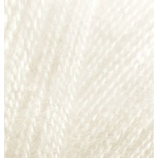 Пряжа для вязания Ализе Angora Real 40 (40% шерсть, 60%акрил) 5х100гр/480м цв.067 молочно-бежевый