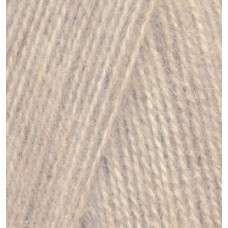 Пряжа для вязания Ализе Angora Real 40 (40% шерсть, 60%акрил) 5х100гр/480м цв.152 беж меланж