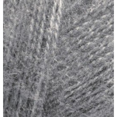 Пряжа для вязания Ализе Angora Real 40 (40% шерсть, 60%акрил) 5х100гр/480м цв.182 средне-серый