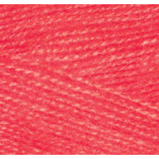 Пряжа для вязания Ализе Angora Real 40 (40% шерсть, 60%акрил) 5х100гр/480м цв.653 коралловый неон