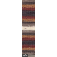 Пряжа для вязания Ализе Angora Real 40 Batik (40% шерсть, 60%акрил) 5х100гр/480м цв. 3380