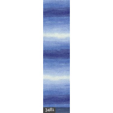 Пряжа для вязания Ализе Angora Real 40 Batik (40% шерсть, 60%акрил) 5х100гр/480м цв. 3481