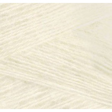 Пряжа для вязания Ализе Angora Special (60%мохер, 40%акрил) 5х100гр/550м цв.001 кремовый