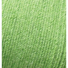 Пряжа для вязания Ализе Baby Wool (20%бамбук, 40%шерсть, 40%акрил) 10х50гр/175м цв.255 яр.оливковы