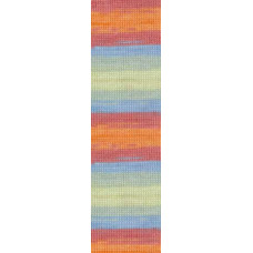 Пряжа для вязания Ализе Baby Wool Batik (20%бамбук, 40%шерсть, 40%акрил) 10х50гр/175м цв.3611