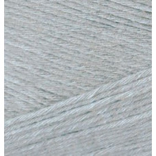 Пряжа для вязания Ализе Bamboo Fine (100% бамбук) 5х100гр/440м цв.052 светло-серый