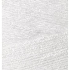 Пряжа для вязания Ализе Bamboo Fine (100% бамбук) 5х100гр/440м цв.055 белый