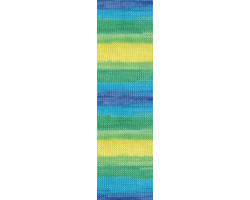 Пряжа для вязания Ализе Bella Batik (1000%хлопок) 5х50гр/180м цв.4150