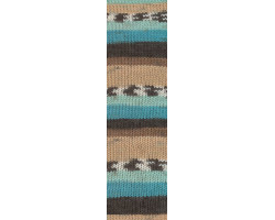 Пряжа для вязания Ализе Burcum Cizgi (100% акрил) 5х100гр/210м цв.5854