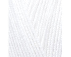 Пряжа для вязания Ализе Cashmira Fine (100% шерсть) 5х100гр/450м цв.055 белый