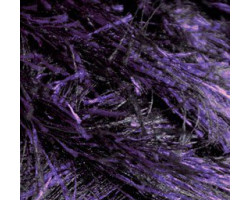 Пряжа для вязания Ализе Decofur 'Травка' (100% полиэстер) 5х100гр/100м цв.1380 черный-фиолетовый
