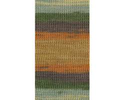 Пряжа для вязания Ализе Diva Batik (100% микрофибра) 5х100гр/350м цв.3239