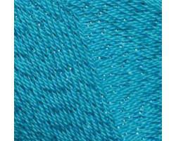 Пряжа для вязания Ализе Forever Sim (96% микрофибра акрил, 4%металик) 5х50гр/300м цв.016 голубой Сочи