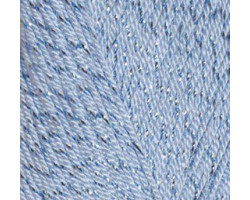 Пряжа для вязания Ализе Forever Sim (96% микрофибра акрил, 4%металик) 5х50гр/300м цв.040 голубой