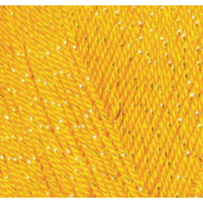 Пряжа для вязания Ализе Forever Sim (96% микрофибра акрил, 4%металик) 5х50гр/300м цв.488 желтый