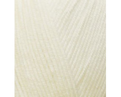 Пряжа для вязания Ализе Happy Baby ( 65%акрил, 35%полиамирд) 5х100гр цв.062 св.молочный