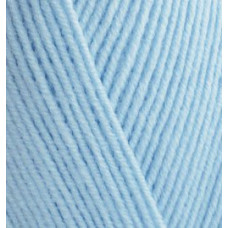 Пряжа для вязания Ализе Happy Baby ( 65%акрил, 35%полиамирд) 5х100гр цв.183 св.голубой