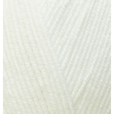 Пряжа для вязания Ализе Happy Baby ( 65%акрил, 35%полиамирд) 5х100гр цв.450 жемчужный