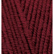 Пряжа для вязания Ализе Lana Gold Plus (49%шерсть, 51%акрил) 5х100гр/140м цв.057 бордовый