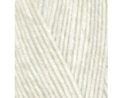 Пряжа для вязания Ализе LanaGold 800 (49%шерсть, 51%акрил) 5х100гр/800м цв.001 кремовый