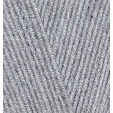Пряжа для вязания Ализе LanaGold 800 (49%шерсть, 51%акрил) 5х100гр/800м цв.021 серый меланж