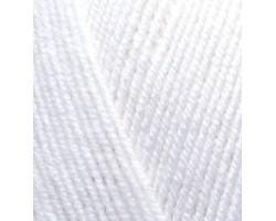 Пряжа для вязания Ализе LanaGold 800 (49%шерсть, 51%акрил) 5х100гр/800м цв.055 белый