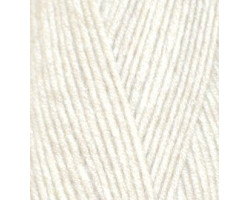 Пряжа для вязания Ализе LanaGold 800 (49%шерсть, 51%акрил) 5х100гр/800м цв.062 молочный