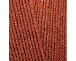 Пряжа для вязания Ализе LanaGold 800 (49%шерсть, 51%акрил) 5х100гр/800м цв.091 кирпичный