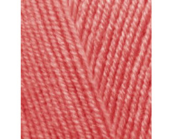 Пряжа для вязания Ализе LanaGold 800 (49%шерсть, 51%акрил) 5х100гр/800м цв.154 кораловый