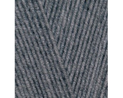 Пряжа для вязания Ализе LanaGold 800 (49%шерсть, 51%акрил) 5х100гр/800м цв.182 средне-серый