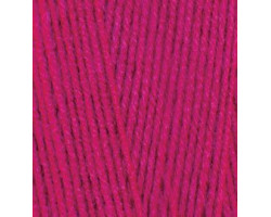 Пряжа для вязания Ализе LanaGold 800 (49%шерсть, 51%акрил) 5х100гр/800м цв.649 рубин