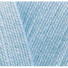 Пряжа для вязания Ализе Miss (100%мерсеризиванный хлопок) 5х50гр/280м цв. 480 св.голубой