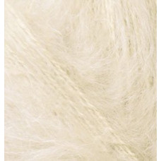 Пряжа для вязания Ализе Mohair classic NEW (25%мохер+24%шерсть+51%акрил) 5х100гр/200м цв.067 молочный