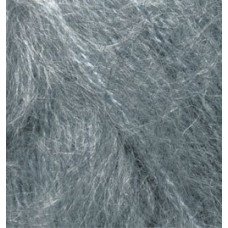 Пряжа для вязания Ализе Mohair classic NEW (25%мохер+24%шерсть+51%акрил) 5х100гр/200м цв.412 серый меланж